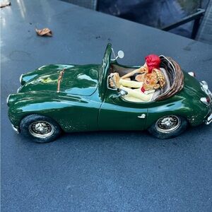 Guillermo Forchino Vintage Green Convertible Model Car art.